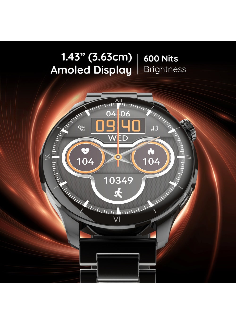 buy-pebble-cosmos-vault-1-43-bright-hd-display-smartwatch-bluetooth-calling-blood-oxygen-heart-rate-monitoring-multi-sports-mode-step-pedometer-multiple-watch-faces-ai-voice-assistant-obsidian-black_le9