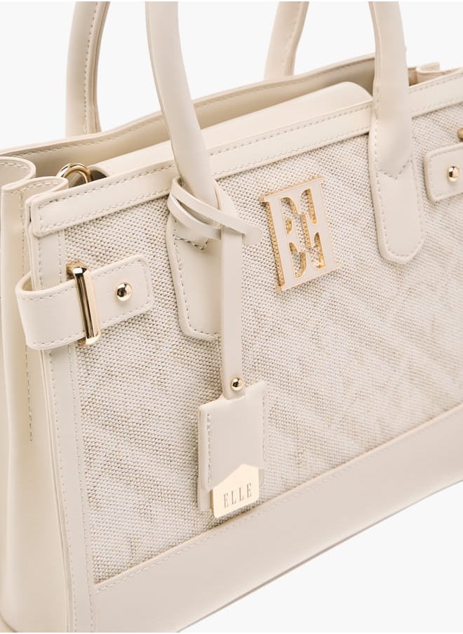 buy-elle-women-jacquard-textured-tote-bag-with-detachable-strap-and-handles_kh2