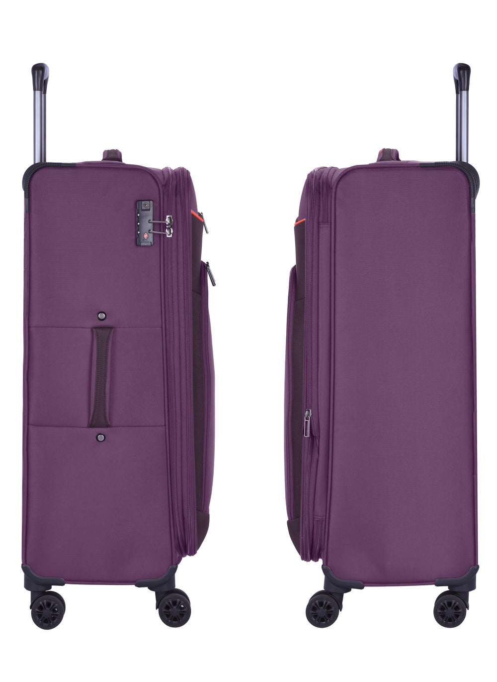 buy-eminent-unisex-soft-travel-bag-large-luggage-trolley-polyester-lightweight-expandable-4-double-spinner-wheeled-suitcase-with-3-digit-tsa-lock-e788-purple_pla