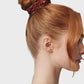 Silk Elegance Skinny Scrunchies - 4 Pack