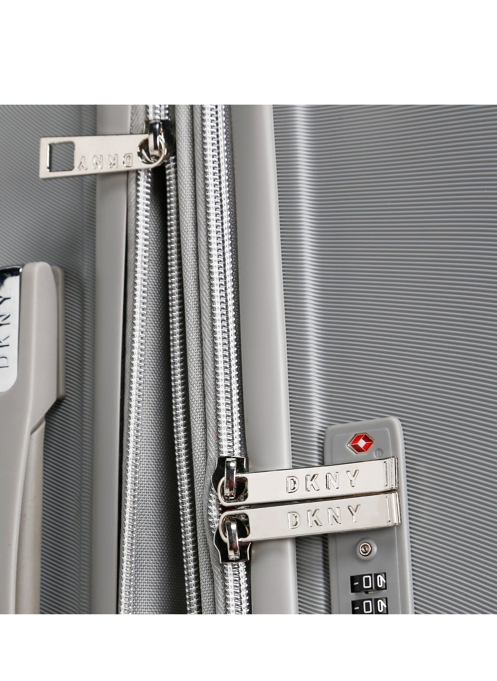 buy-dkny-dkny-charm-hardside-luggage-on-wheels-for-unisex-ultra-lightweight-abs-on-with-spinner-wheels-4-color-dark-silver_pxq