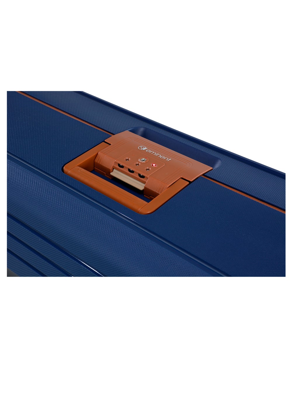 buy-eminent-vertica-hard-case-travel-bag-medium-luggage-trolley-polypropylene-lightweight-suitcase-4-quiet-double-spinner-wheels-with-tsa-lock-b0006-dark-blue-brown-trim_gra
