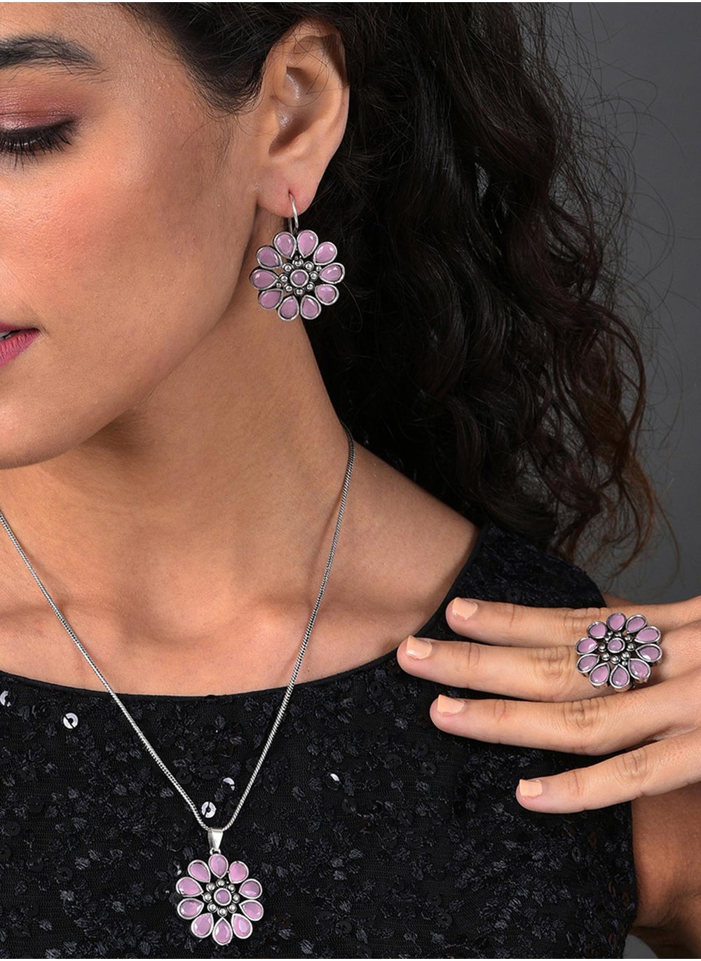 buy-sohi-purple-stone-studded-floral-jewellery-set_9zr