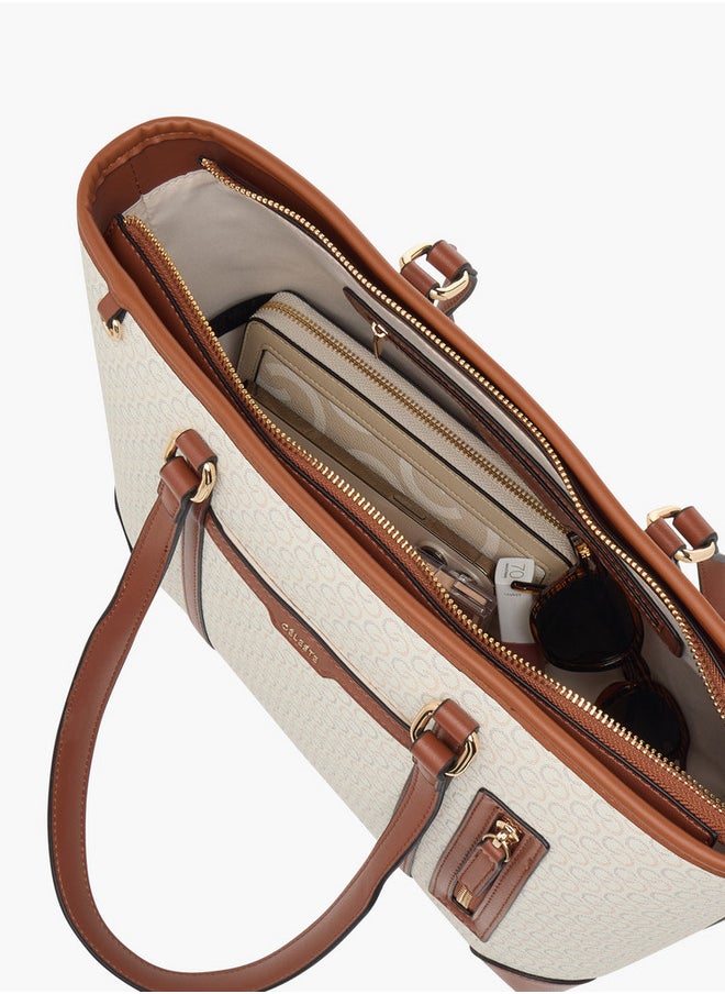 buy-celeste-women-s-monogram-print-tote-bag-with-double-handles-and-zip-closure_h9j