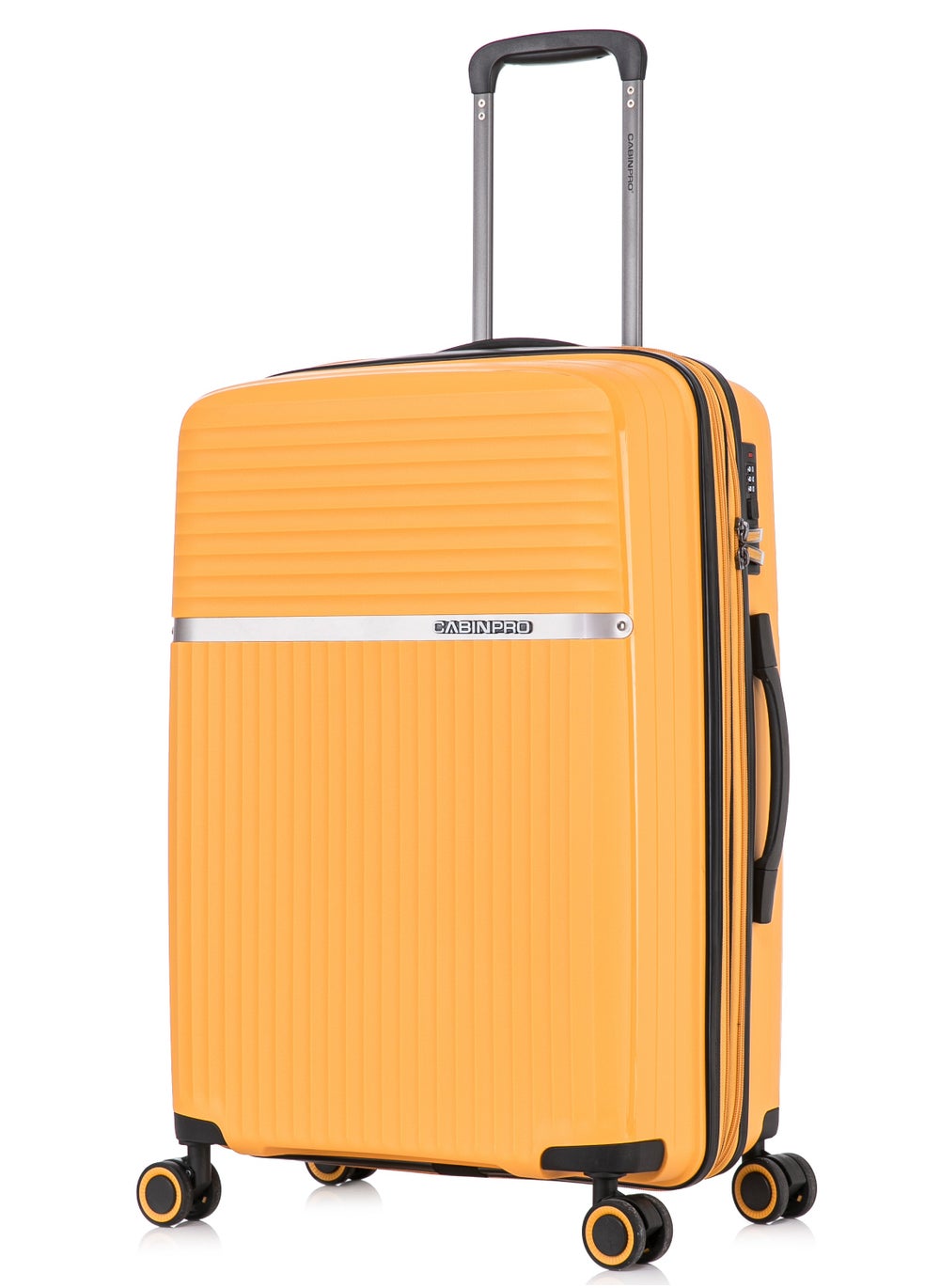 buy-cabinpro-light-weight-pp-fashion-trolley-luggage-expandable-hard-case-medium-checked-suitcase-with-safe-zipper-and-4-quite-360deg-double-spinner-wheels-cp002-yellow_qm2