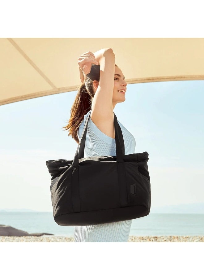 buy-bagsmart-bagsmart-women-tote-bag-large-shoulder-bag-top-handle-handbag-with-yoga-mat-buckle-for-gym-work-school_xoc