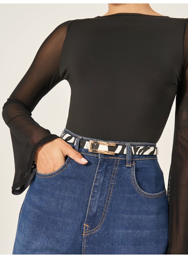 buy-styli-styli-zebra-print-belt-with-buckle-detail_q3q