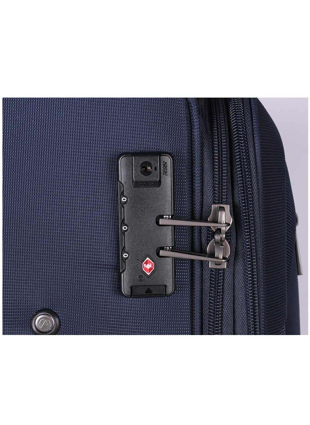 buy-eminent-expandable-luggage-trolley-bag-soft-suitcase-for-unisex-travel-polyester-shell-lightweight-with-tsa-lock-double-spinner-wheels-e765sz-medium-checked-24-inch-navy-blue_cb2