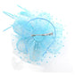 Ddaniela Monalisa Sky Blue Fascinator - Elegant Tea Party Headwear