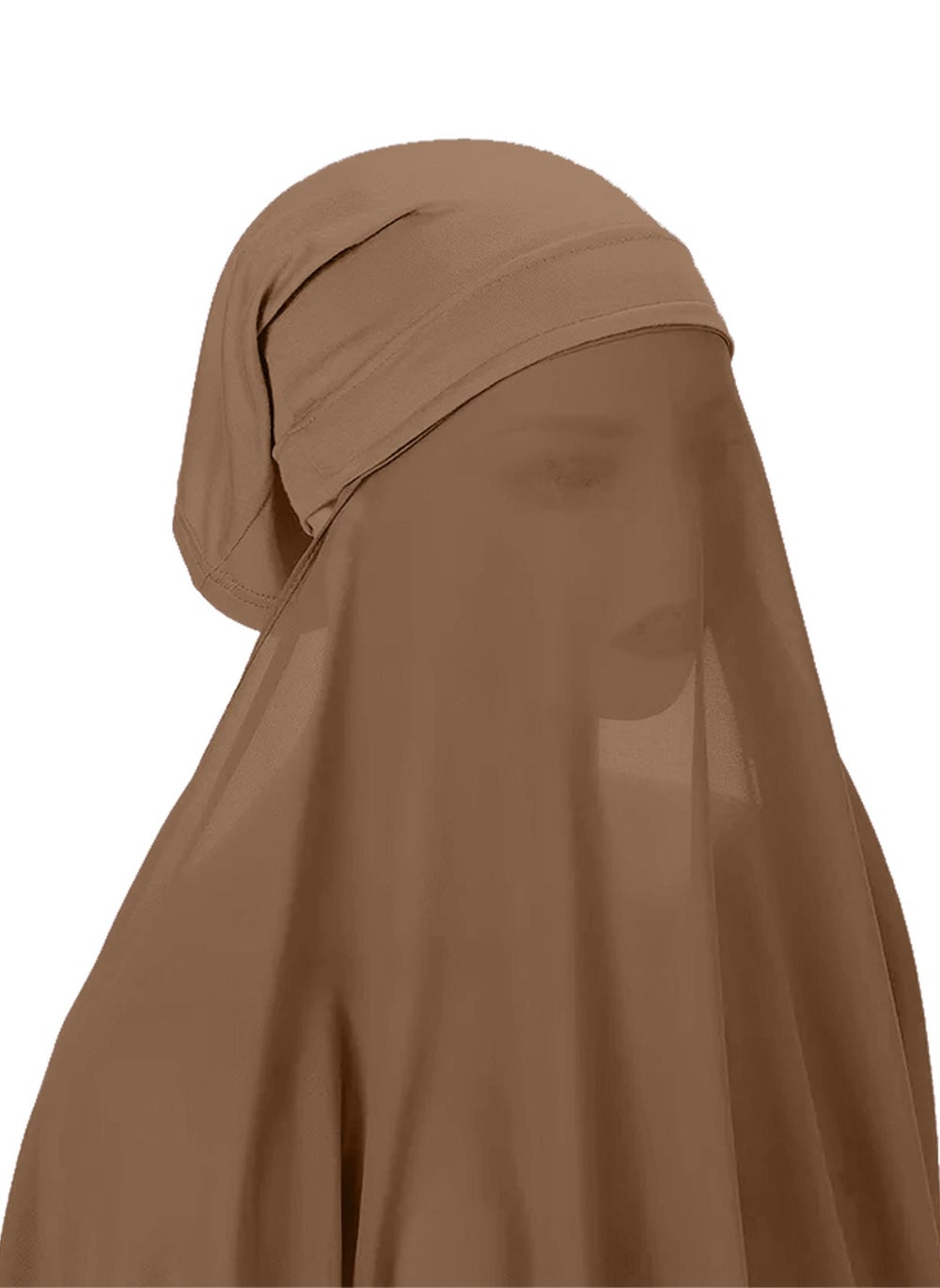 buy-nukhbaa-instant-hijab-wrap-pullover-head-scarf-with-tube-undercap-dark-brown-color-hijab-hc11_smn