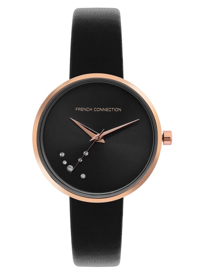buy-french-connection-french-connection-women-s-analog-watch-black-strap_6ho