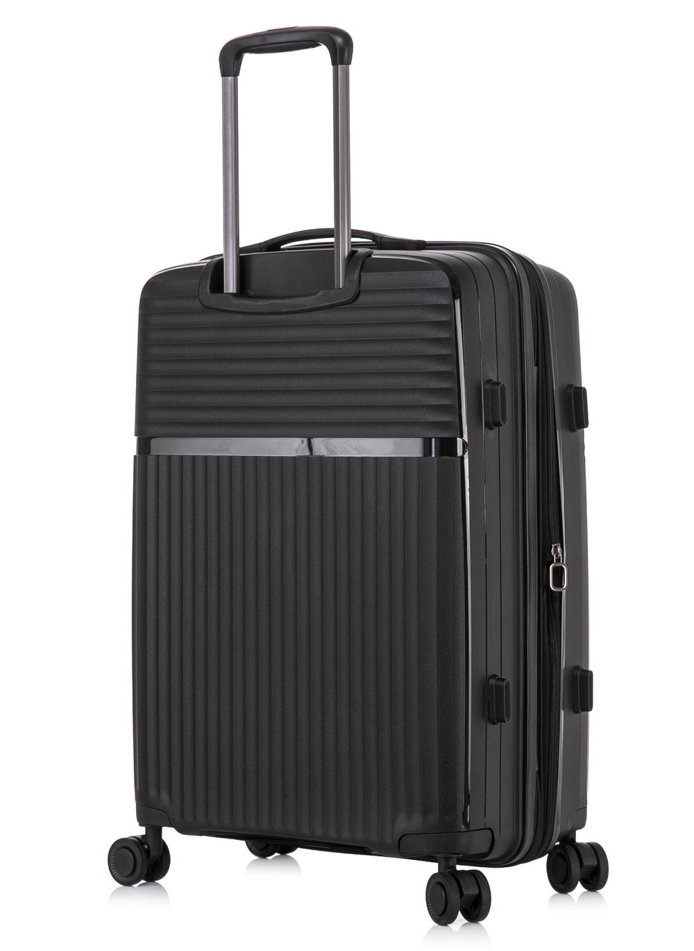 buy-cabinpro-light-weight-pp-fashion-trolley-luggage-expandable-hard-case-carry-on-suitcase-with-safe-zipper-and-4-quite-360deg-double-spinner-wheels-cp002-black_xnu