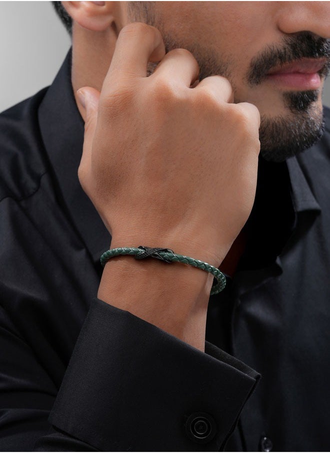 buy-cerruti-1881-franco-black-and-green-leather-bracelet_6n4