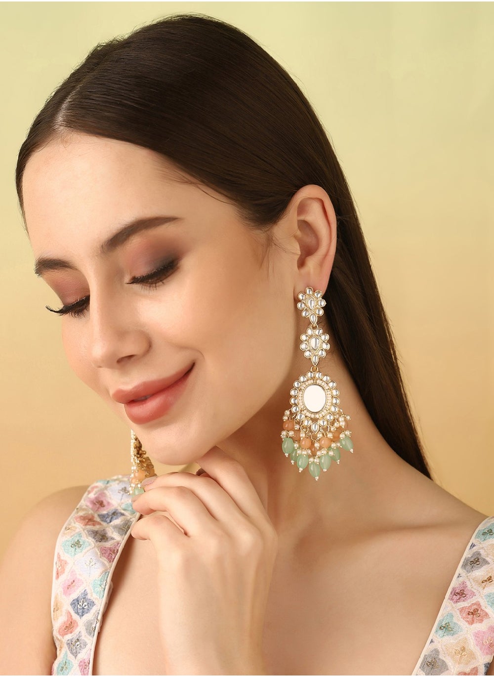 buy-priyaasi-kundan-studded-beaded-contemporary-drop-earrings_4ax