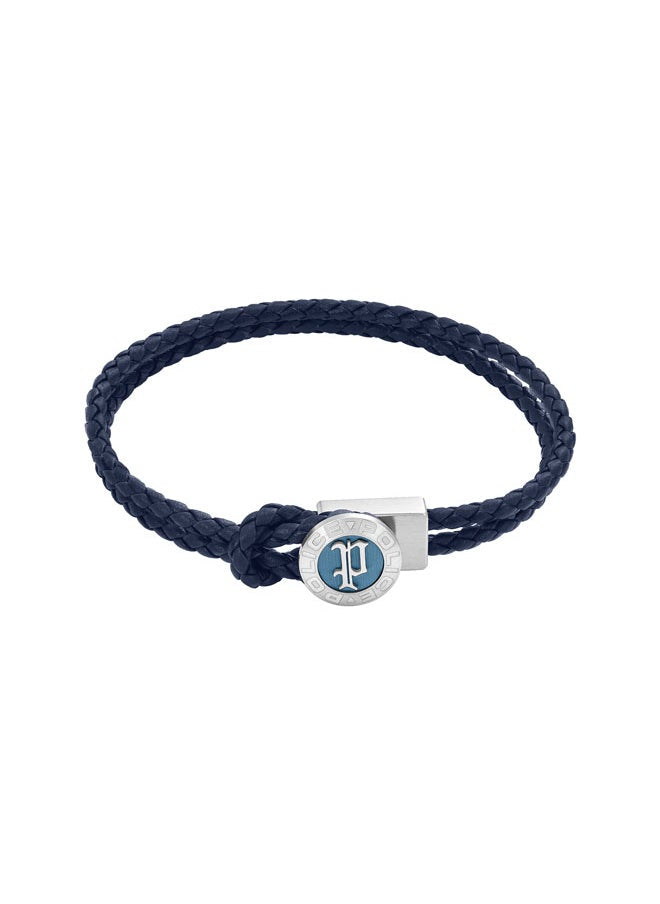 buy-police-infiniti-bracelet-black-double-tour-blue-leather-with-antique-disc-and-iconic-p-emblemmen-s-bold-statement-style_1h2