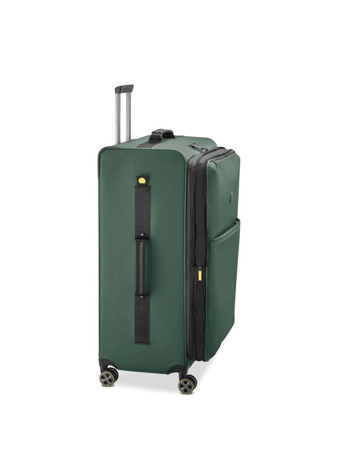 buy-delsey-paris-turenne-2-0-82cm-softcase-non-expandable-4-double-wheel-luggage-trolley-green_u77