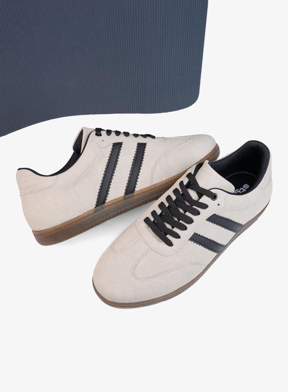 buy-styli-styli-suede-upper-two-stripe-court-sneakers_k0s
