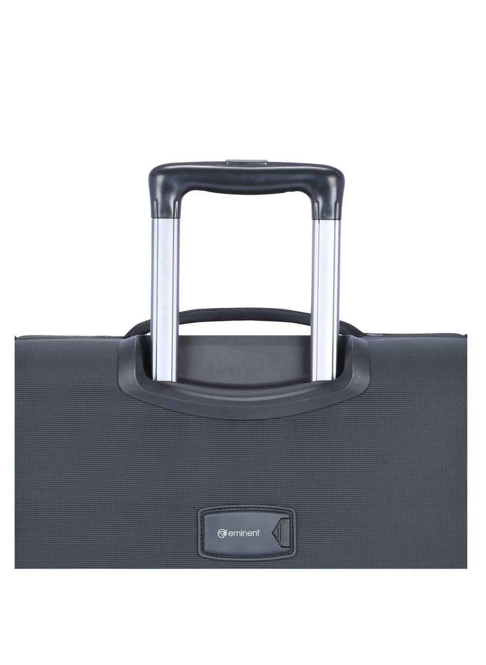 buy-eminent-unisex-soft-travel-bag-large-luggage-trolley-polyester-lightweight-expandable-4-double-spinner-wheeled-suitcase-with-3-digit-tsa-lock-e751-black_une