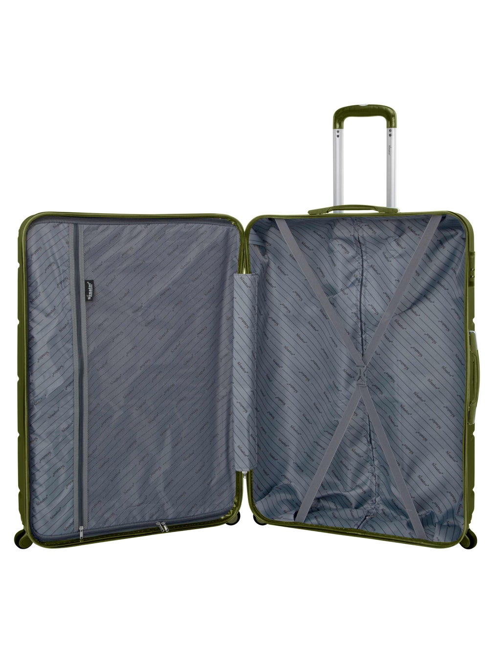 buy-senator-hard-case-travel-bag-extra-large-luggage-trolley-abs-lightweight-suitcase-with-4-spinner-wheels-a1012-olive-green_xz9