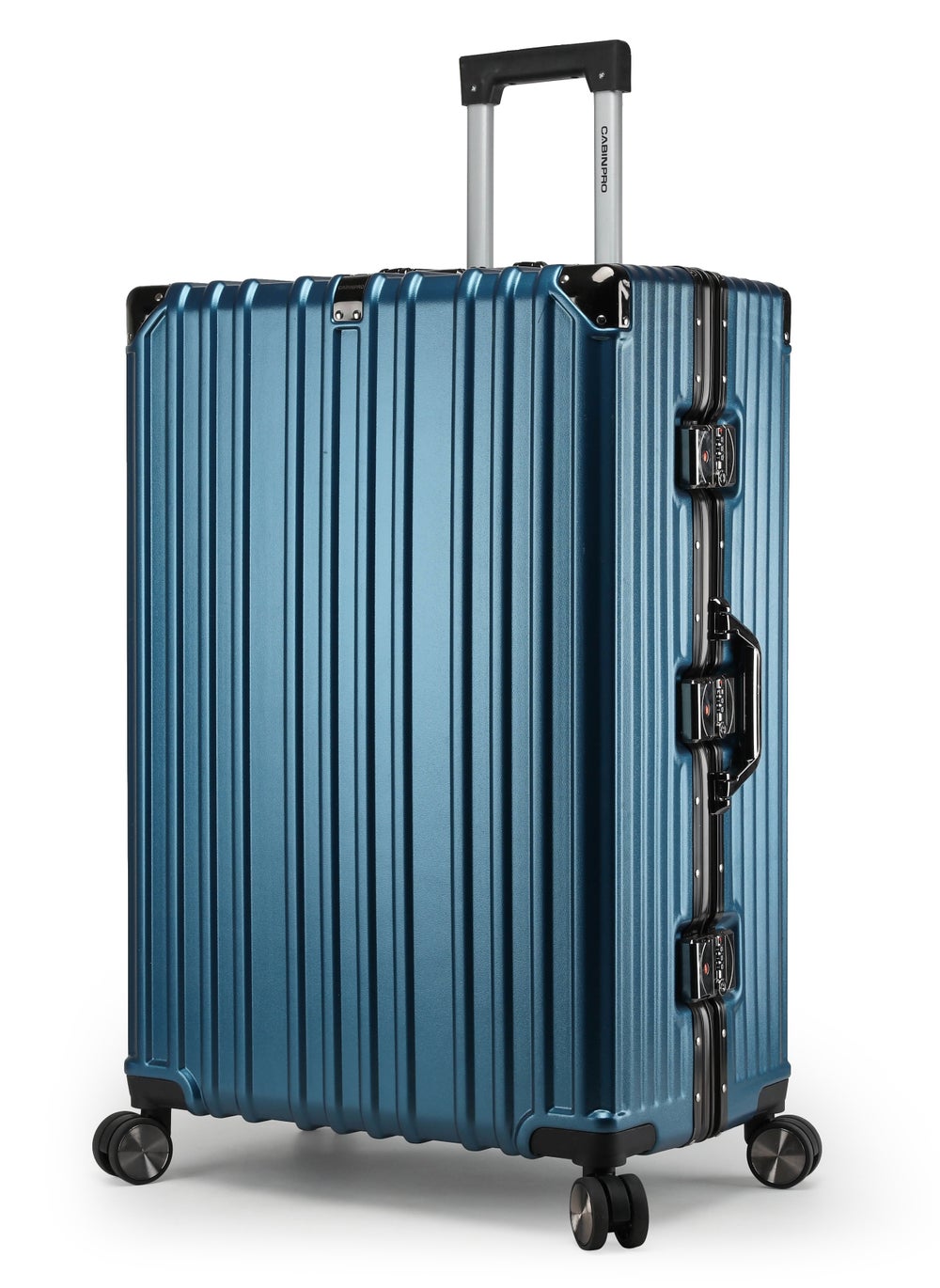 buy-cabinpro-lightweight-aluminum-frame-fashion-luggage-trolley-polycarbonate-hard-case-large-checked-luggage-suitcase-with-4-quite-360-degree-double-spinner-wheels-cp001-dark-blue_g74