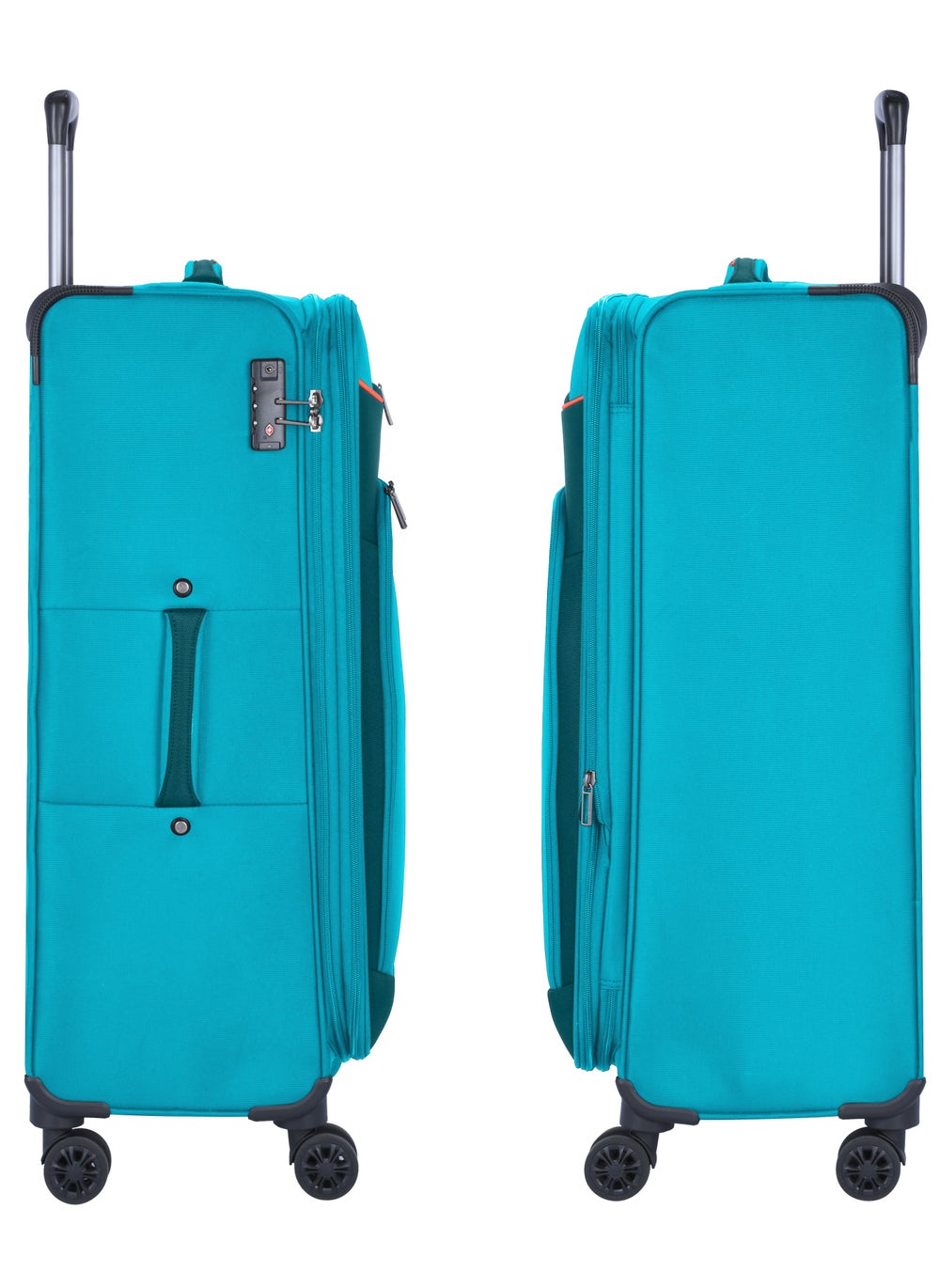 buy-eminent-expandable-luggage-trolley-bag-soft-suitcase-for-unisex-travel-polyester-shell-lightweight-with-tsa-lock-double-spinner-wheels-e777sz-large-checked-28-inch-green_bn8