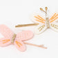 Elegant Butterfly Embroidered Hair Pins