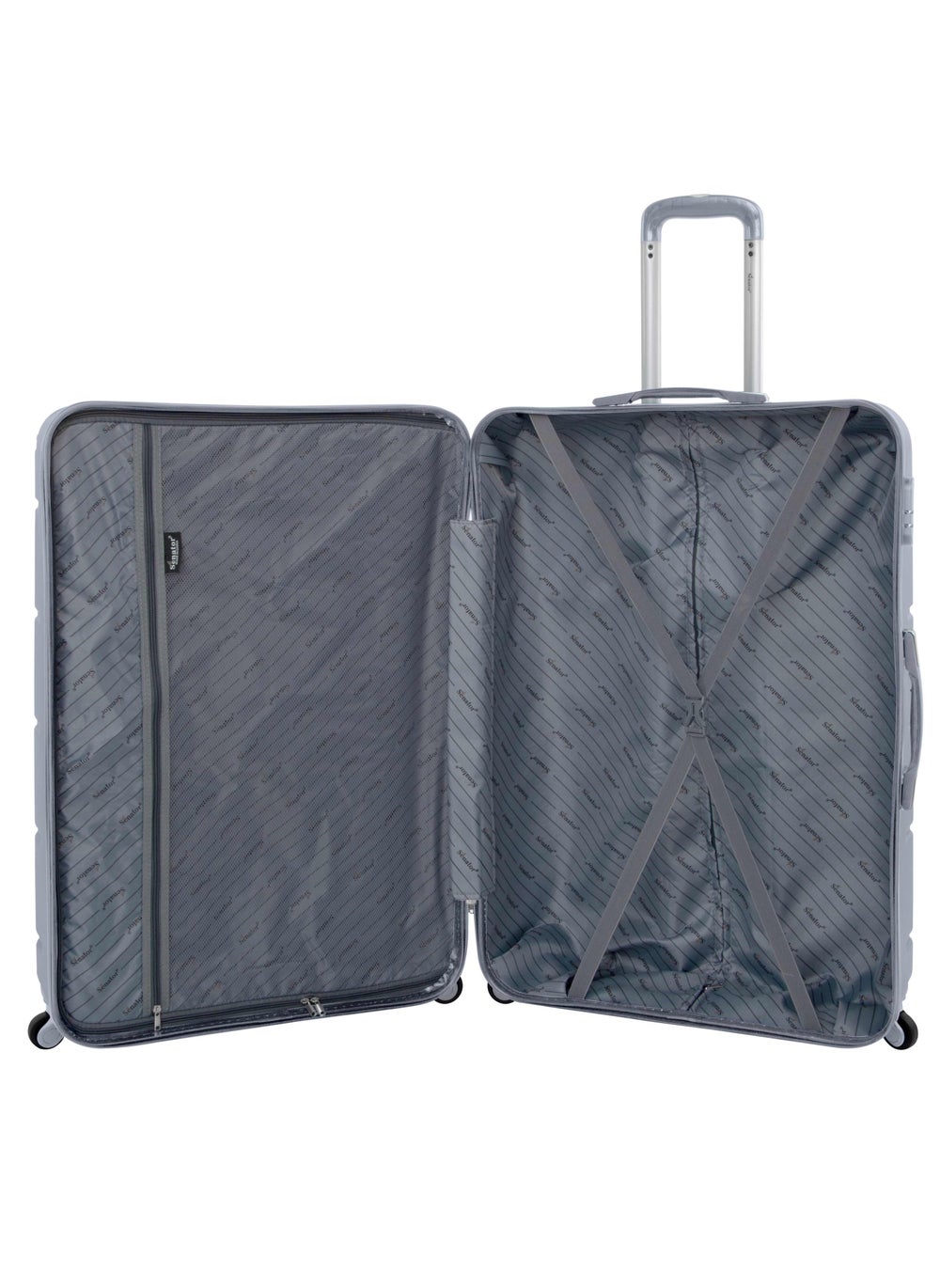buy-senator-hard-case-travel-bag-cabin-luggage-trolley-abs-lightweight-suitcase-with-4-spinner-wheels-a1012-silver_tgf
