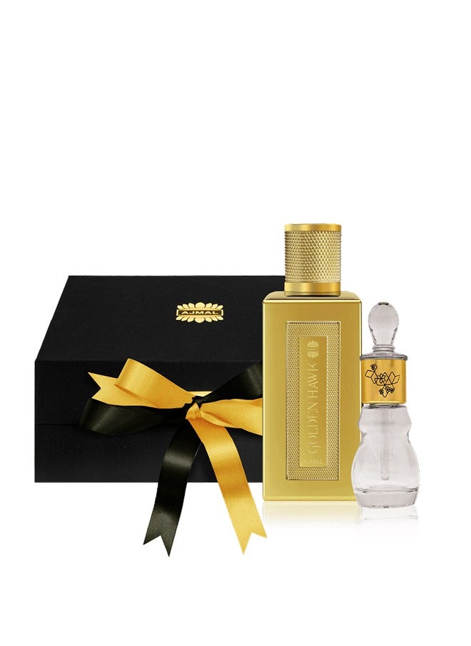 طقم الهدايا الفاخر بعطر المسك الذهبي