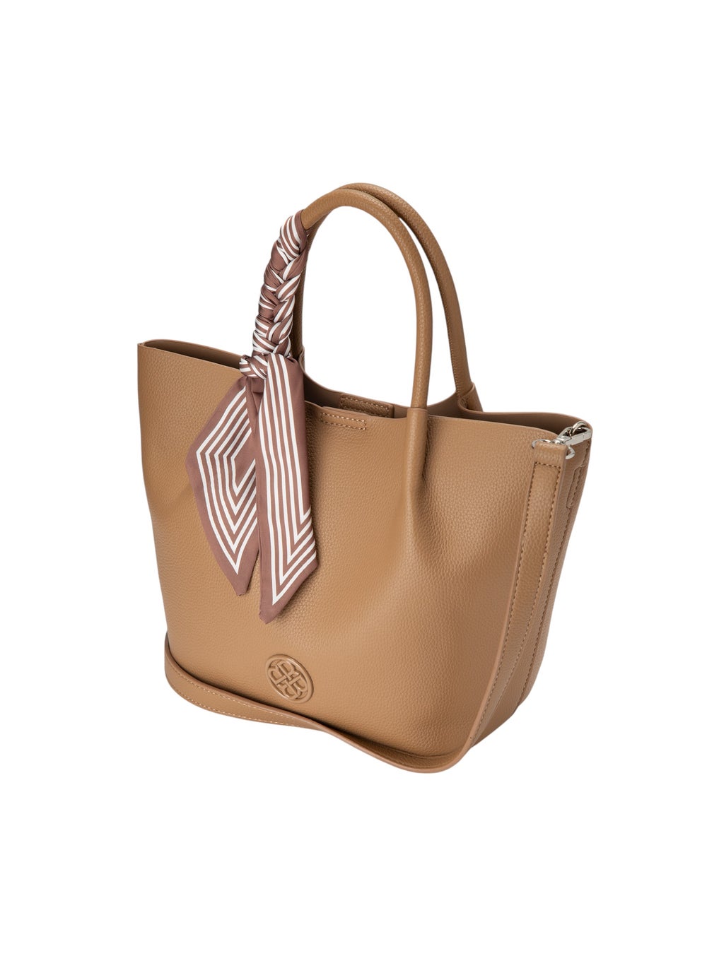 buy-bata-top-handle-bag-with-scarf-detail-beige_r25