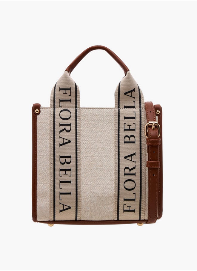 buy-flora-bella-by-shoexpress-logo-print-tote-bag-with-detachable-strap-and-zip-closure_o0p