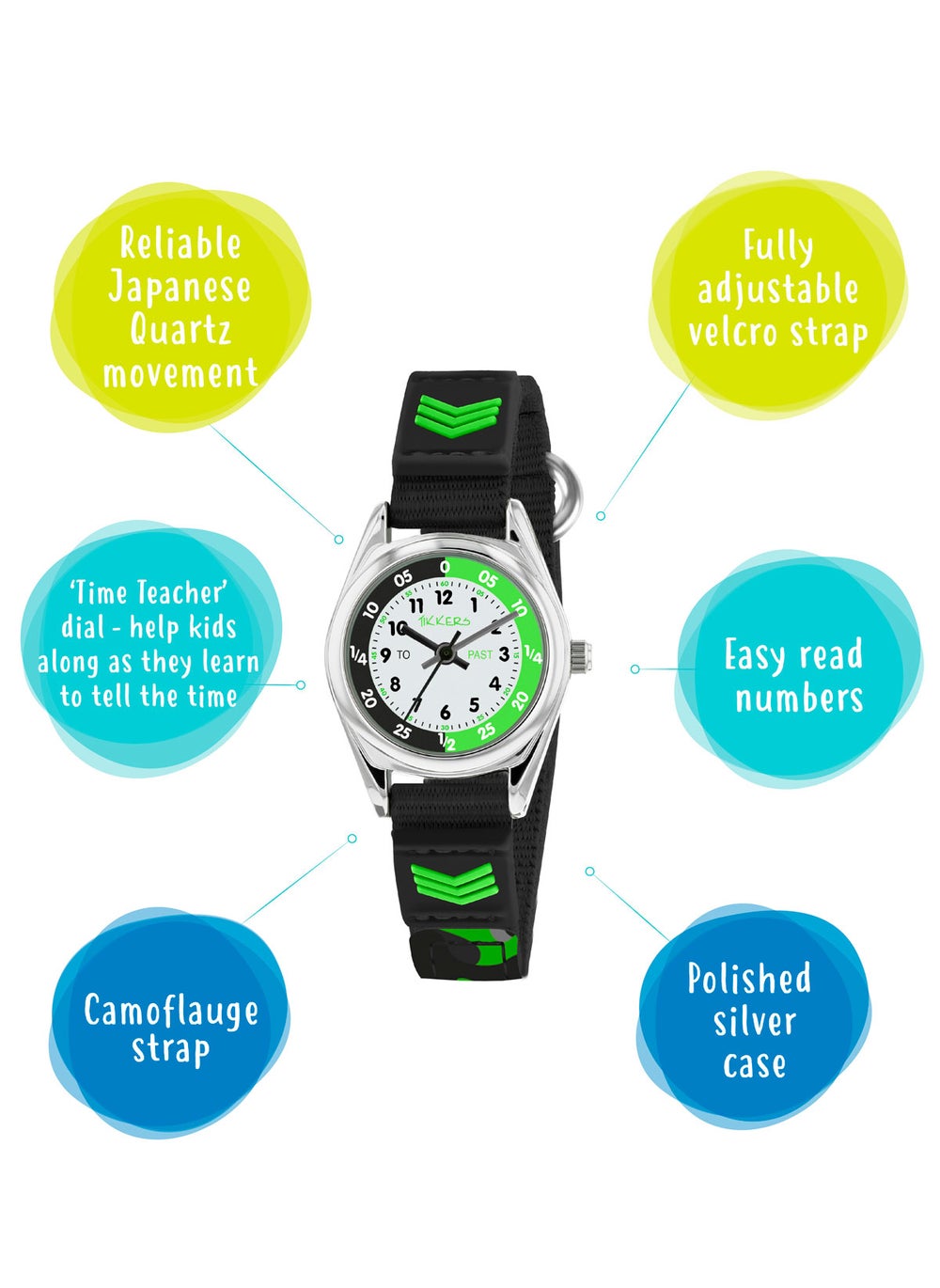 buy-tikkers-tikkers-boys-black-fabric-rip-strap-time-teacher-watch-tk0154_nif