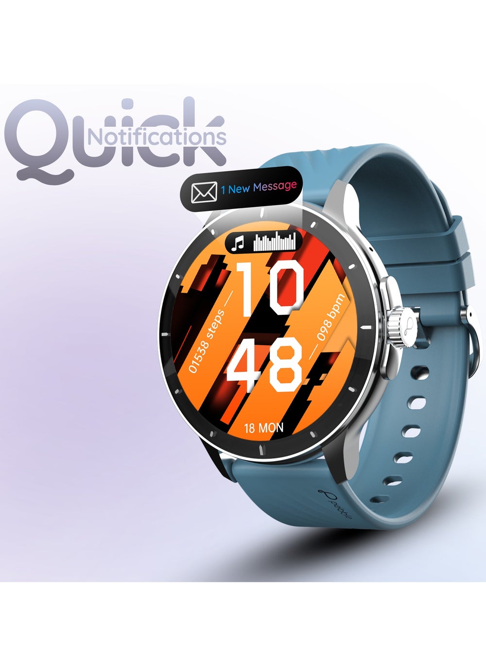 buy-pebble-polar-1-52-hd-round-display-smartwatch-quick-notification-compatible-for-android-ios-bt-calling-spo2-heart-rate-and-sleep-monitoring-multi-watch-faces-ai-voice-assistant-evening-grey_wjd