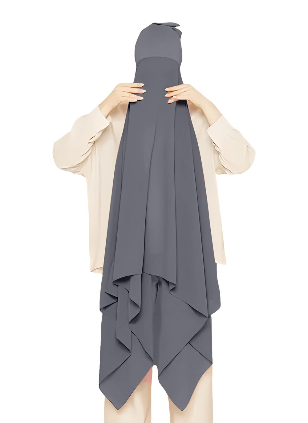 buy-nukhbaa-instant-hijab-wrap-pullover-head-scarf-with-tube-undercap-granite-gray-color-hijab-hc10_abz