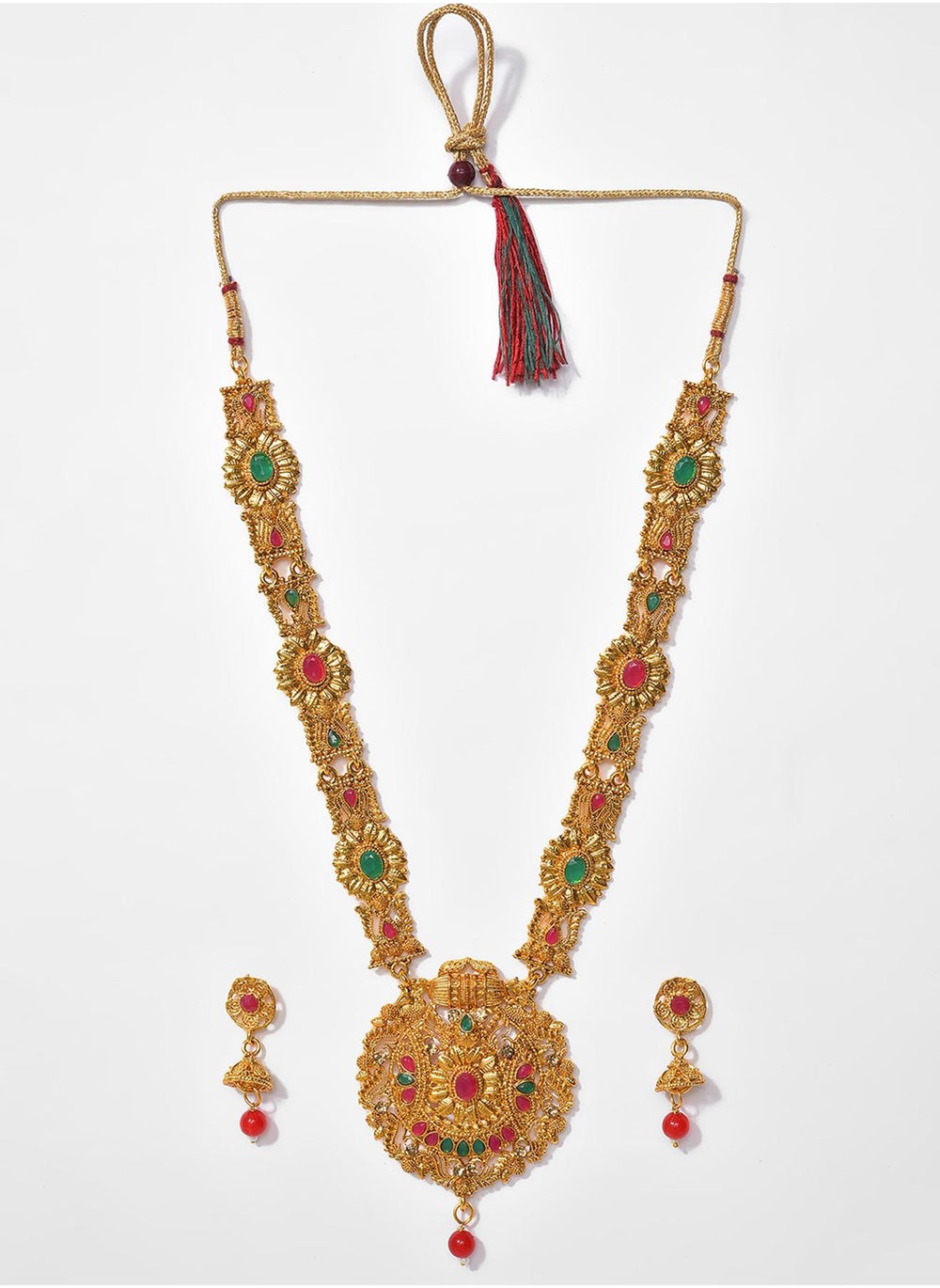 buy-sohi-red-green-contemporary-jewellery-set_flh