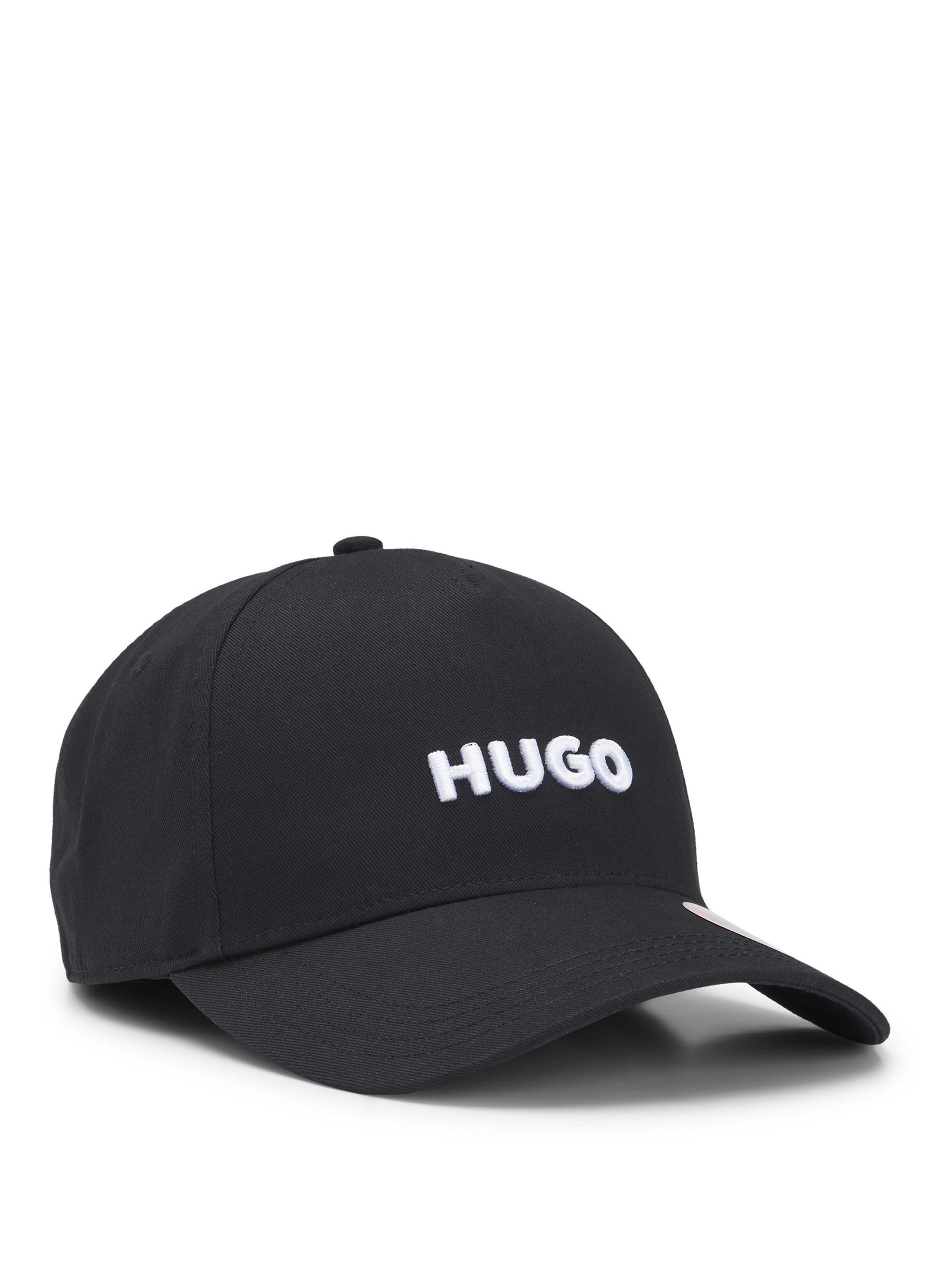 buy-hugo-cotton-twill-cap-with-logo-on-front-and-visor_69i