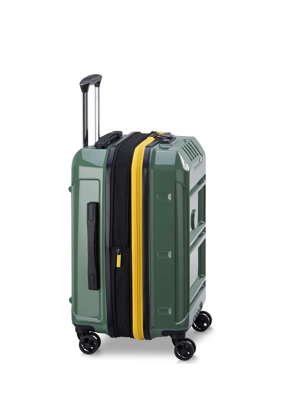 buy-delsey-paris-rempart-55cm-hardcase-expandable-4-double-wheel-flex-cabin-luggage-trolley-case-army-glossy-218180113_9of
