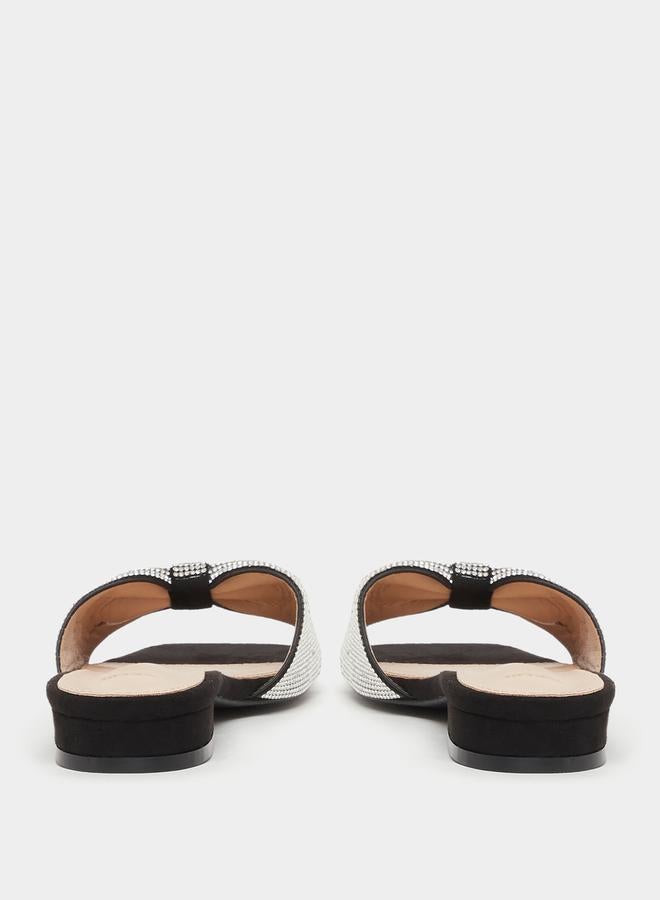 buy-styli-embellished-ribbon-flat-sandals_0nm