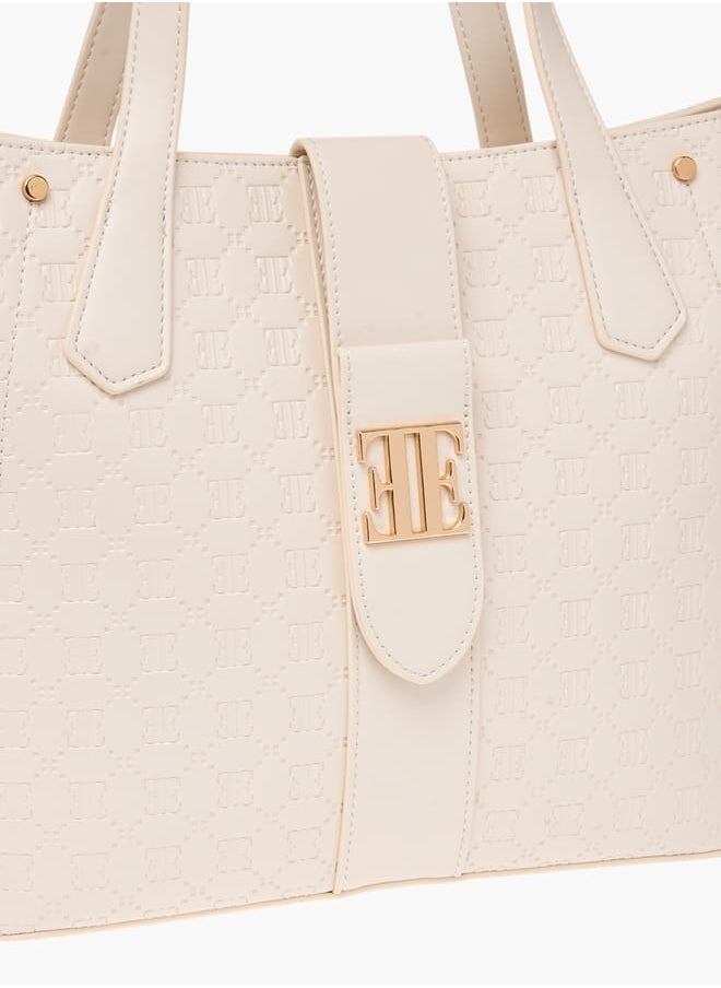 buy-elle-womens-monogram-embossed-tote-bag-with-zip-closure_y9q