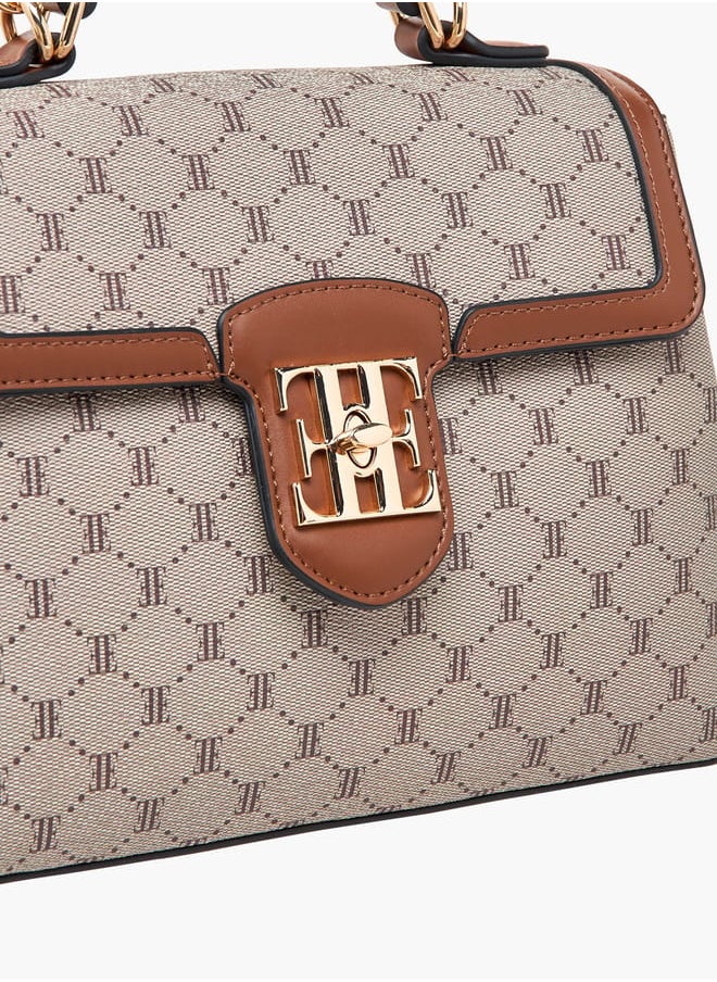 buy-elle-women-monogram-print-satchel-bag-with-top-handle-and-detachable-strap_lt2