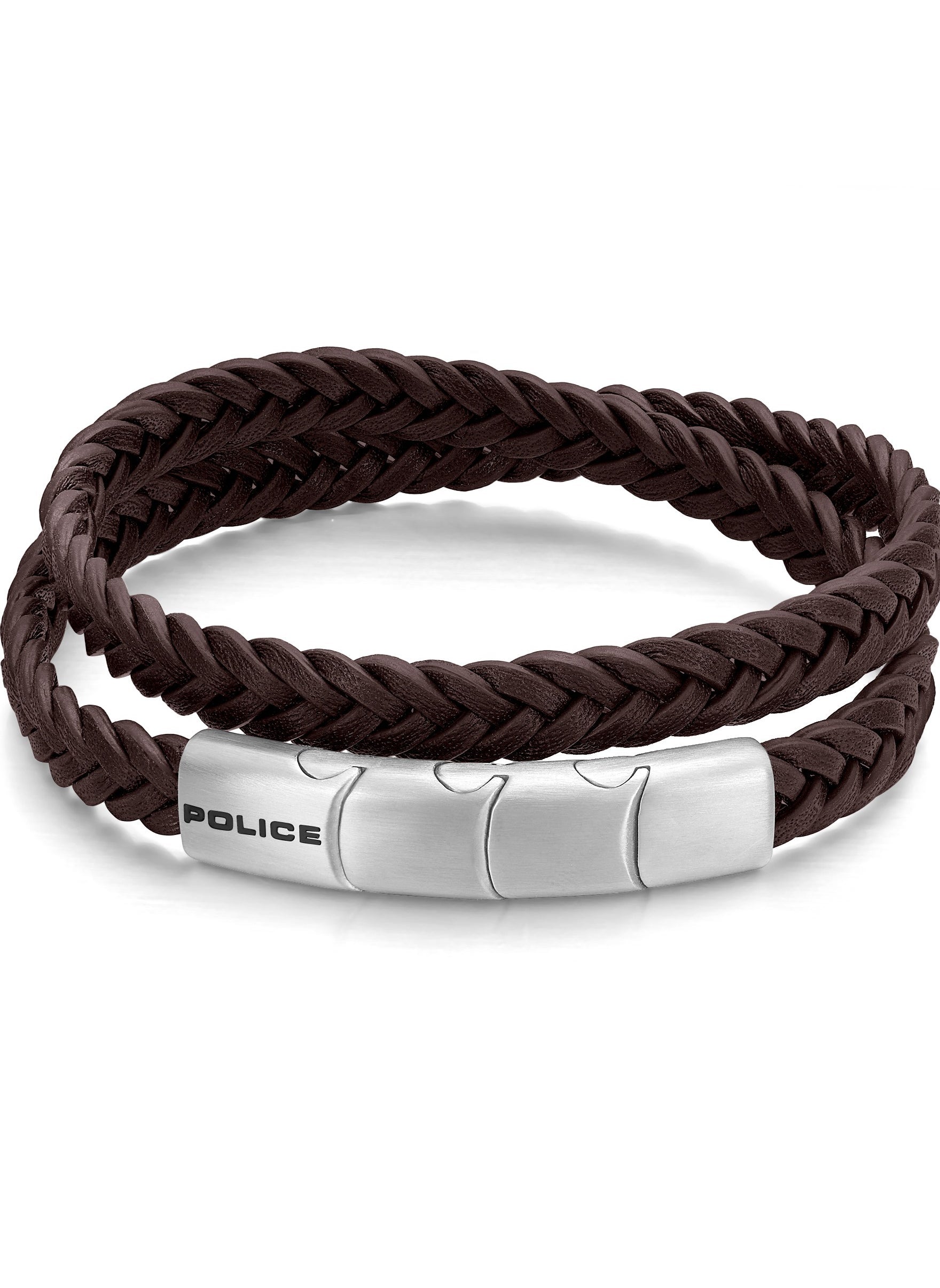 buy-police-braid-dark-brown-leather-stainless-steel-gents-bracelet_17j