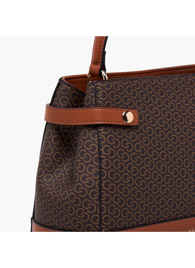 buy-celeste-women-monogram-print-shoulder-bag-with-detachable-strap-and-flap-closure_pyh