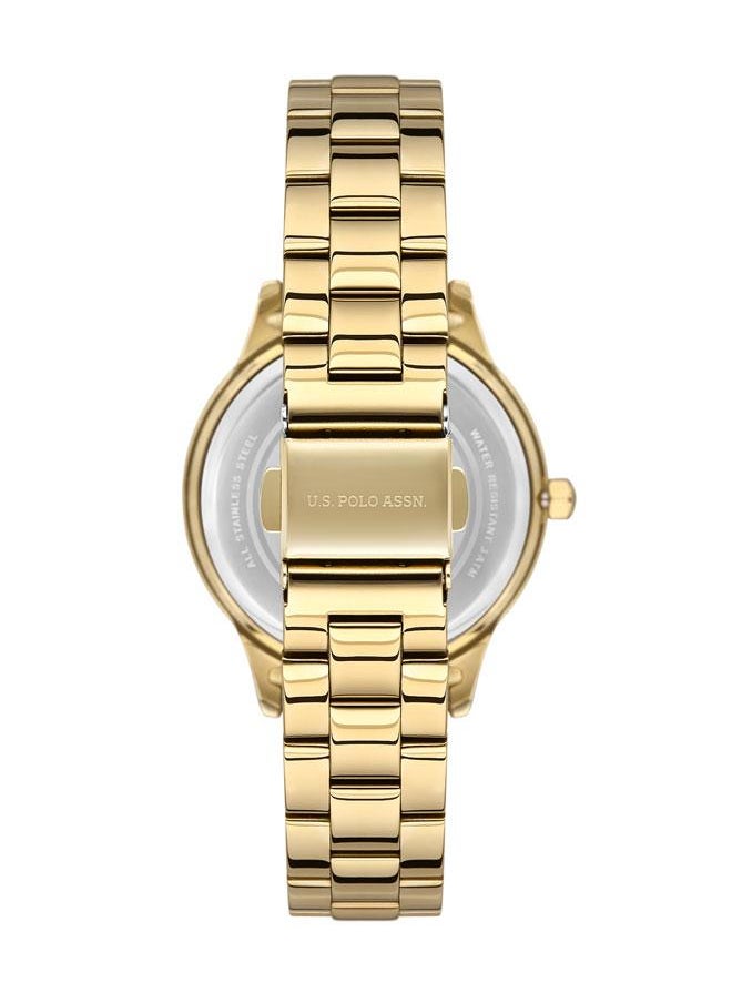 buy-u-s-polo-assn-fundamental-36mm-women-s-watch-with-green-dial-gold-plated-stainless-steel-bracelet_45d