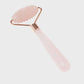 Luxury Rose Quartz Derma Roller - Rose Gold Tone