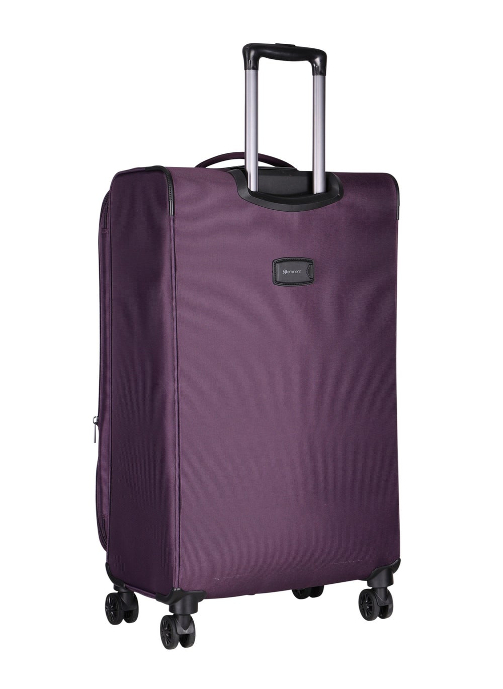 buy-eminent-expandable-luggage-trolley-bag-soft-suitcase-for-unisex-travel-polyester-shell-lightweight-with-tsa-lock-double-spinner-wheels-e777sz-medium-checked-24-inch-purple_9qt