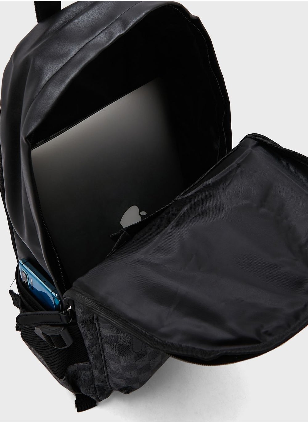 buy-robert-wood-check-print-backpack-with-laptop-sleeve_smv