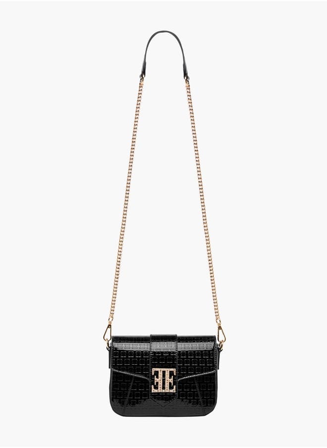 buy-elle-women-monogram-embossed-crossbody-bag-with-detachable-chain-strap_77q