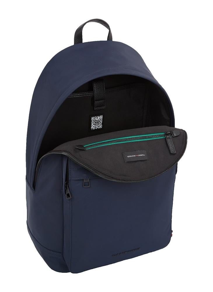 buy-tommy-hilfiger-logo-textured-dome-backpack_ek7