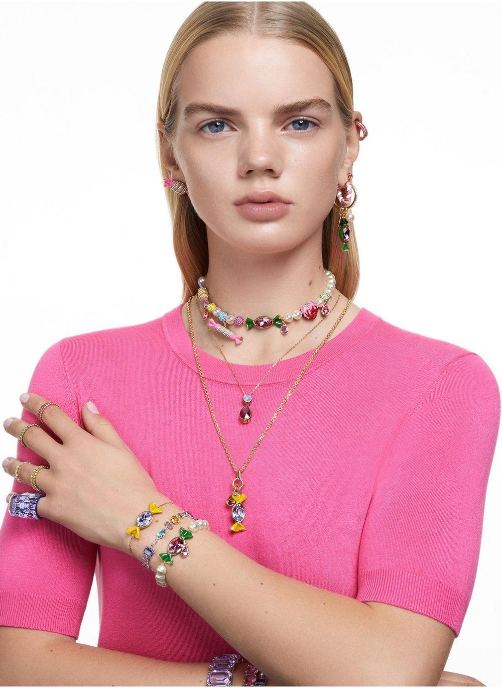 buy-swarovski-matrix-rose-gold-tone-plated-hoop-earrings_q2b