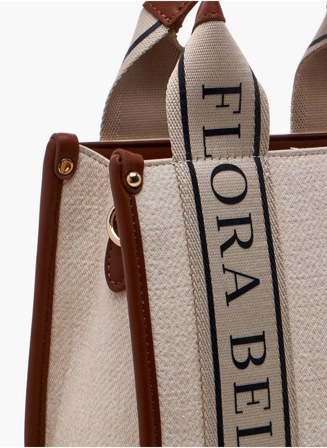 buy-flora-bella-by-shoexpress-logo-print-tote-bag-with-detachable-strap-and-zip-closure_qe5