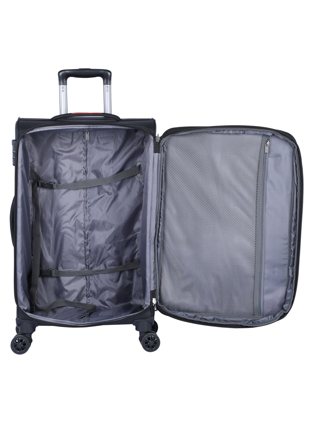 buy-eminent-expandable-luggage-trolley-bag-soft-suitcase-for-unisex-travel-polyester-shell-lightweight-with-tsa-lock-double-spinner-wheels-e765sz-carry-on-20-inch-black_iw2